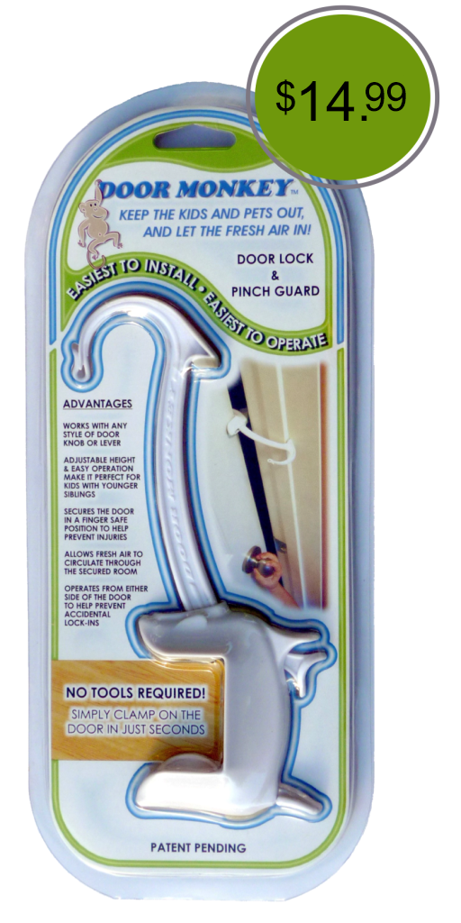NEW Door Monkey Door Lock & Pinch Guard – Hoot-n-Annie Resale Boutique